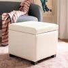 Jonathan Flip Top Ottoman In Black/Off White - Safavieh HUD4007D -Safavieh Homeware 187 hud4007d room