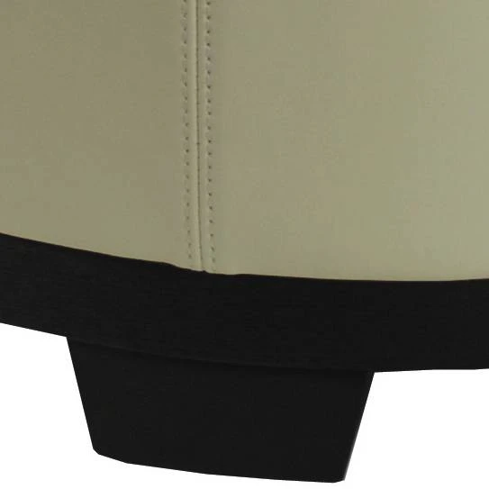 Round Storage Tray Ottoman In Black/Off White - Safavieh HUD4045D 7 Round Storage Tray Ottoman In Black/Off White - Safavieh HUD4045D - Image 5