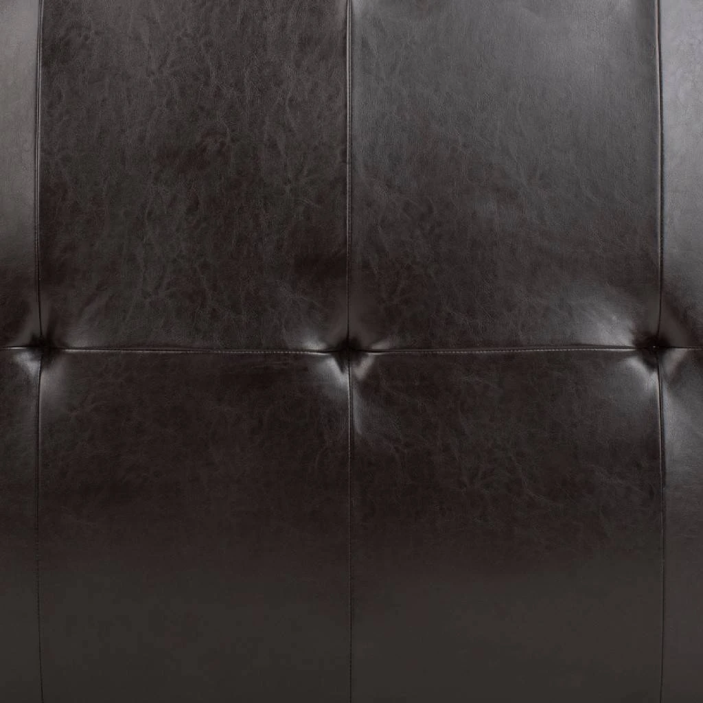 Jordan Cocktail Ottoman In Black/Brown - Safavieh HUD4066A 10 Jordan Cocktail Ottoman In Black/Brown - Safavieh HUD4066A - Image 8