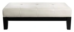 Jordan Cocktail Ottoman In Black/Off White - Safavieh HUD4066C -Safavieh Homeware 187 hud4066c front