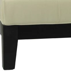 Jordan Cocktail Ottoman In Black/Off White - Safavieh HUD4066C -Safavieh Homeware 187 hud4066c leg