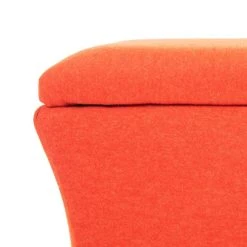 Aroura Storage Bench In Black/Orange - Safavieh HUD4071D -Safavieh Homeware 187 hud4071d detail