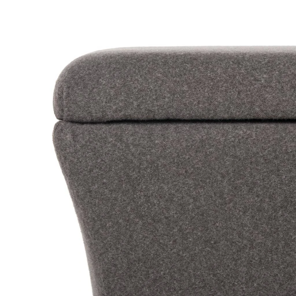 Aroura Storage Bench In Black/Grey - Safavieh HUD4071E 5 Aroura Storage Bench In Black/Grey - Safavieh HUD4071E - Image 3