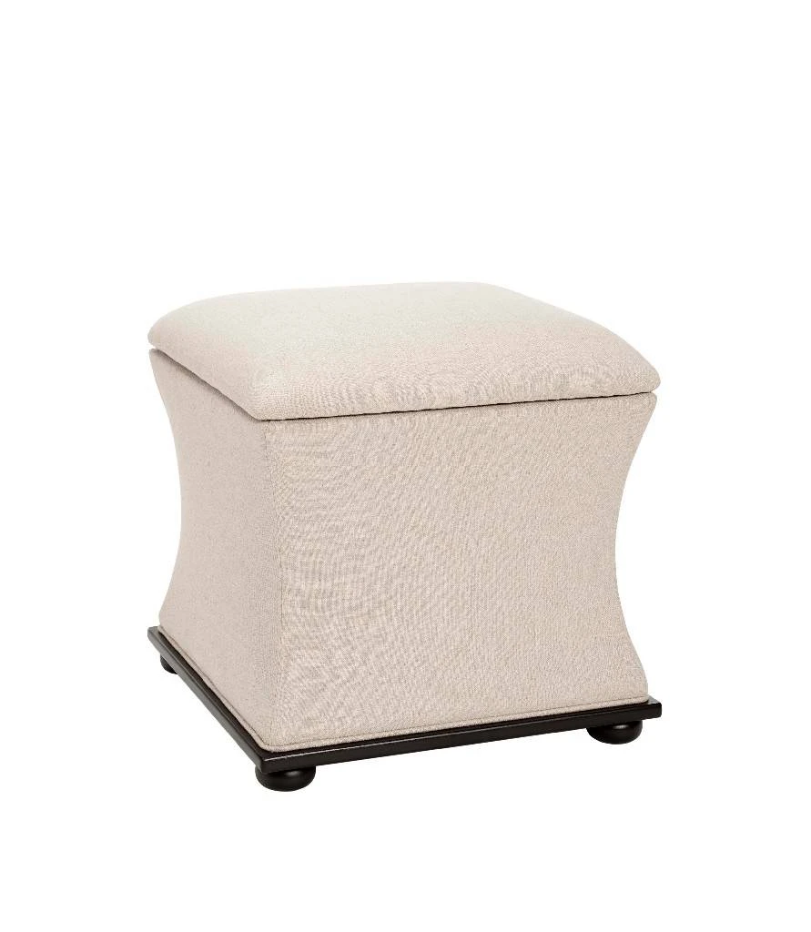 Maddox Storage Ottoman In Black/Beige - Safavieh HUD4072A 5 Maddox Storage Ottoman In Black/Beige - Safavieh HUD4072A - Image 3
