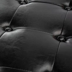 Large Manhattan Storage Bench In Black - Safavieh HUD4200B -Safavieh Homeware 187 hud4200b swatch