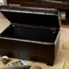 Small Manhattan Storage Bench In Brown/Black - Safavieh HUD4201A 1 Small Manhattan Storage Bench In Brown/Black - Safavieh HUD4201A -Safavieh Homeware 187 hud4201a