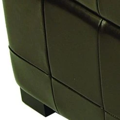 Small Manhattan Storage Bench In Brown/Black - Safavieh HUD4201A -Safavieh Homeware 187 hud4201a leg