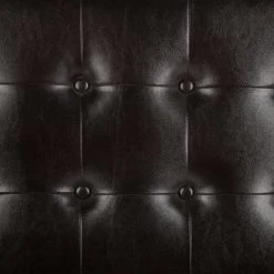 Small Manhattan Storage Bench In Brown/Black - Safavieh HUD4201A -Safavieh Homeware 187 hud4201a swatch