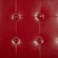 Small Manhattan Storage Bench In Red/Black - Safavieh HUD4201R -Safavieh Homeware 187 hud4201r swatch