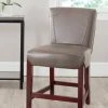 Ken Counter Stool In Clay/Cherry Mahogany - Safavieh HUD8202B 1 Ken Counter Stool In Clay/Cherry Mahogany - Safavieh HUD8202B -Safavieh Homeware 187 hud8202b room