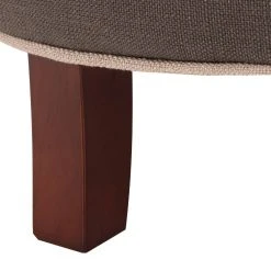 Amelia Tufted Storage Ottoman In Charcoal/Cherry Mahogany - Safavieh HUD8220A 11 Amelia Tufted Storage Ottoman In Charcoal/Cherry Mahogany - Safavieh HUD8220A -Safavieh Homeware 187 hud8220a leg