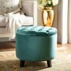 Amelia Tufted Storage Ottoman In Marine/Espresso - Safavieh HUD8220M 2 Amelia Tufted Storage Ottoman In Marine/Espresso - Safavieh HUD8220M -Safavieh Homeware 187 hud8220m room