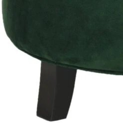 Amelia Tufted Storage Ottoman In Emerald/Espresso - Safavieh HUD8220P 12 Amelia Tufted Storage Ottoman In Emerald/Espresso - Safavieh HUD8220P -Safavieh Homeware 187 hud8220p leg