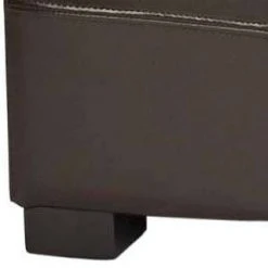 Madison Storage Bench Large In Brown/Black - Safavieh HUD8226A -Safavieh Homeware 187 hud8226a leg