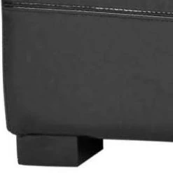 Madison Storage Bench Large In Black/Black - Safavieh HUD8226B 11 Madison Storage Bench Large In Black/Black - Safavieh HUD8226B -Safavieh Homeware 187 hud8226b leg