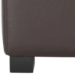 Madison Square Ottoman In Brown/Black - Safavieh HUD8228A -Safavieh Homeware 187 hud8228a leg