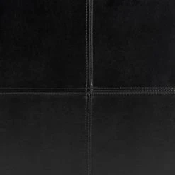 Madison Square Ottoman In Black/Black - Safavieh HUD8228B -Safavieh Homeware 187 hud8228b swatch