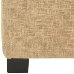 Madison Square Ottoman In Gold/Black - Safavieh HUD8228D 8 Madison Square Ottoman In Gold/Black - Safavieh HUD8228D -Safavieh Homeware 187 hud8228d leg
