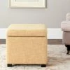 Madison Square Ottoman In Gold/Black - Safavieh HUD8228D 1 Madison Square Ottoman In Gold/Black - Safavieh HUD8228D -Safavieh Homeware 187 hud8228d room