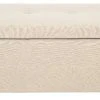 Maiden Tufted Storage Bench Lg In Taupe/Black - Safavieh HUD8229L
