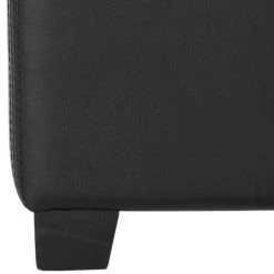 Harrison Single Tray Ottoman In Black/Black - Safavieh HUD8233B -Safavieh Homeware 187 hud8233b leg
