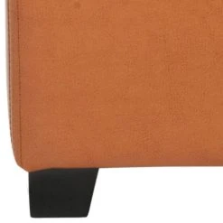 Harrison Single Tray Ottoman In Saddle/Black - Safavieh HUD8233C 12 Harrison Single Tray Ottoman In Saddle/Black - Safavieh HUD8233C -Safavieh Homeware 187 hud8233c leg