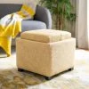 Harrison Single Tray Ottoman In Gold/Black - Safavieh HUD8233E 1 Harrison Single Tray Ottoman In Gold/Black - Safavieh HUD8233E -Safavieh Homeware 187 hud8233e room
