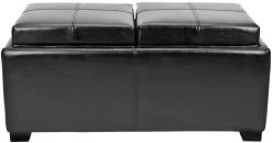 HARRISON DOUBLE TRAY OTTOMAN - Safavieh HUD8234B