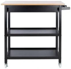 COHYN 2 DRAWER 2 SHELF KITCHEN CART - Safavieh KCH1401A -Safavieh Homeware 187 kch1401a 5