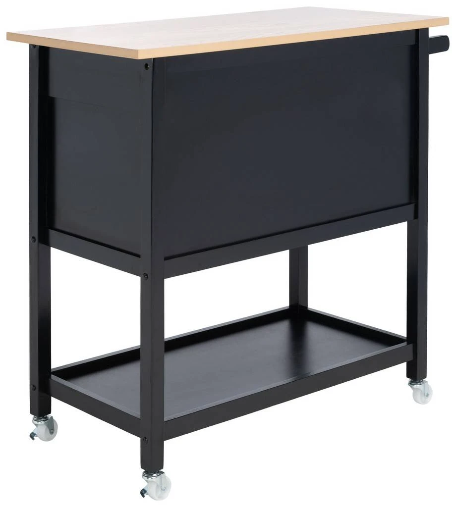 DALEY 2 DRAWER 2 SHELF KITCHEN CART - Safavieh KCH1402A 9 DALEY 2 DRAWER 2 SHELF KITCHEN CART - Safavieh KCH1402A - Image 7
