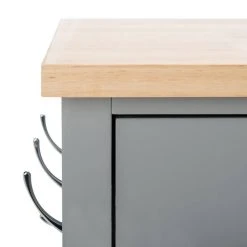 LOCKLYN 1 DOOR 2 DRAWER 2 SHELF KITCHEN CART - Safavieh KCH8703A -Safavieh Homeware 187 kch8703a 9