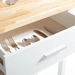 KIKO 2 DRAWER 2 SHELF KITCHEN CART - Safavieh KCH8704A -Safavieh Homeware 187 kch8704a 8