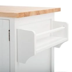 KESLER 2 DOOR 1 SHELF KITCHEN CART - Safavieh KCH8705A -Safavieh Homeware 187 kch8705a 11