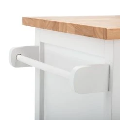 KESLER 2 DOOR 1 SHELF KITCHEN CART - Safavieh KCH8705A -Safavieh Homeware 187 kch8705a 12