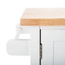 KESLER 2 DOOR 1 SHELF KITCHEN CART - Safavieh KCH8705A -Safavieh Homeware 187 kch8705a 9