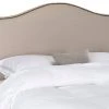 CONNIE TAUPE HEADBOARD BRASS NAIL HEAD (KING) - Safavieh MCR4019A