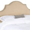 HALLMAR HEMP ARCHED HEADBOARD SILVER NAIL HEAD (KING) - Safavieh MCR4027A 2 HALLMAR HEMP ARCHED HEADBOARD SILVER NAIL HEAD (KING) - Safavieh MCR4027A -Safavieh Homeware 187 mcr4027a 2