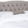 AXEL PEWTER LINEN TUFTED HEADBOARD (KING) - Safavieh MCR4029H-K -Safavieh Homeware 187 mcr4029h k 1