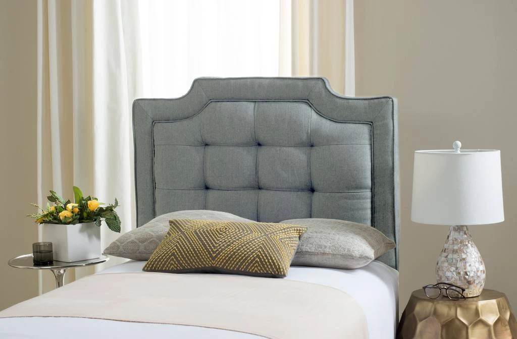 SAPPHIRE TUFTED LINEN HEADBOARD (TWIN) - Safavieh MCR4047B-T 4 SAPPHIRE TUFTED LINEN HEADBOARD (TWIN) - Safavieh MCR4047B-T - Image 2