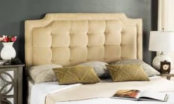 SAPPHIRE TUFTED VELVET HEADBOARD (QUEEN) - Safavieh MCR4047D-Q