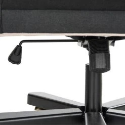 Salazar Office Chair In Black/Taupe - Safavieh MCR4210A -Safavieh Homeware 187 mcr4210a detail
