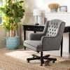Nichols Office Chair In Granite/Black - Safavieh MCR4211A -Safavieh Homeware 187 mcr4211a room