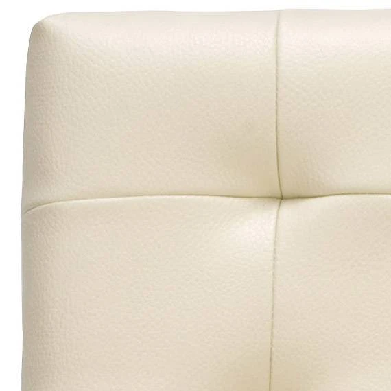 Thompson 23.9" Leather Counter Stool In Cream/Cherry Mahogany - Safavieh MCR4511A 7 Thompson 23.9" Leather Counter Stool In Cream/Cherry Mahogany - Safavieh MCR4511A - Image 5