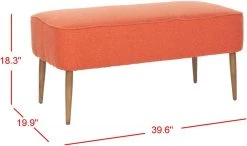 LEVI BENCH - Safavieh MCR4609A 12 LEVI BENCH - Safavieh MCR4609A -Safavieh Homeware 187 mcr4609a 4