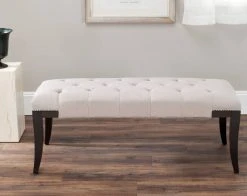 GIBBONS BENCH SILVER NAIL HEADS - Safavieh MCR4614A -Safavieh Homeware 187 mcr4614a 2 1