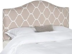 CONNIE PEARL LATTICE GREY HEADBOARD (QUEEN) - Safavieh MCR4620M -Safavieh Homeware 187 mcr4620m 2