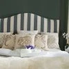 CONNIE GREY/WHITE STRIPE HEADBOARD (QUEEN) - Safavieh MCR4620W -Safavieh Homeware 187 mcr4620w 1