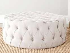 CHARLENE TUFTED COCKTAIL OTTOMAN - Safavieh MCR4638A 12 CHARLENE TUFTED COCKTAIL OTTOMAN - Safavieh MCR4638A -Safavieh Homeware 187 mcr4638a 2