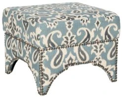 DECLAN OTTOMAN BRASS NAIL HEADS - Safavieh MCR4639E -Safavieh Homeware 187 mcr4639e 3