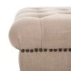 BARNEY TUFTED BENCH BRASS NAIL HEADS - Safavieh MCR4649C -Safavieh Homeware 187 mcr4649c 1